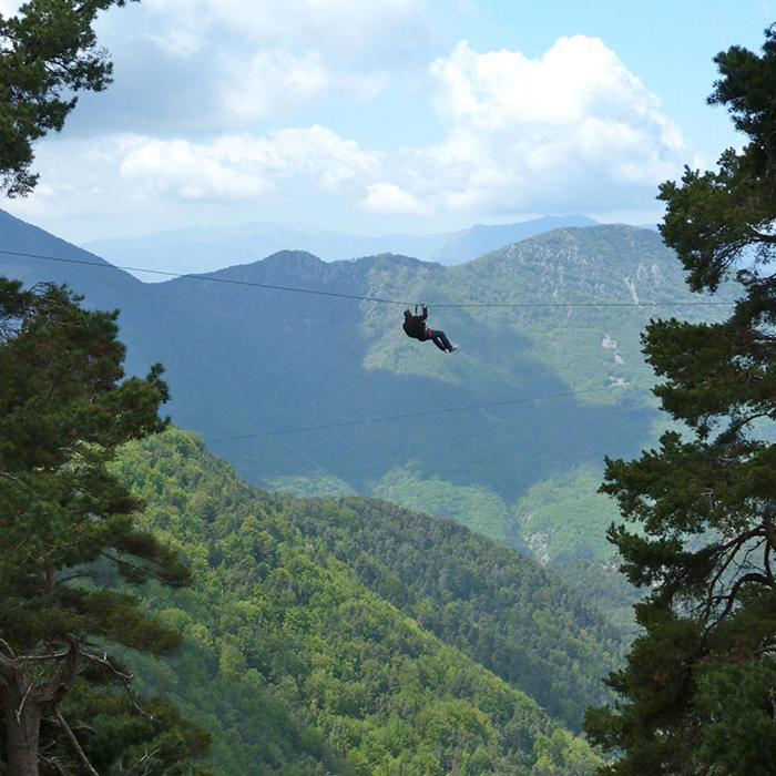 Chalet sur pilotis accès Spa Lucéram Esterno foto