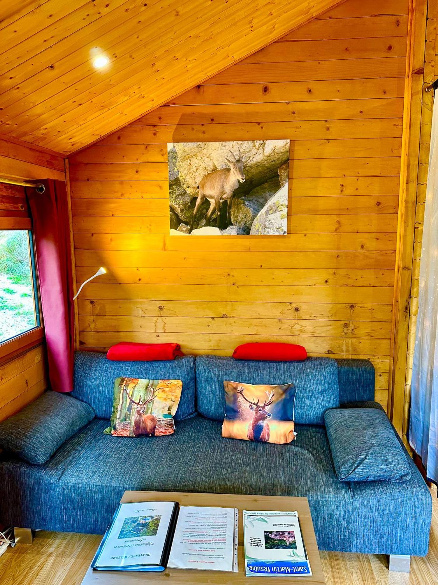 Chalet sur pilotis accès Spa Lucéram Esterno foto