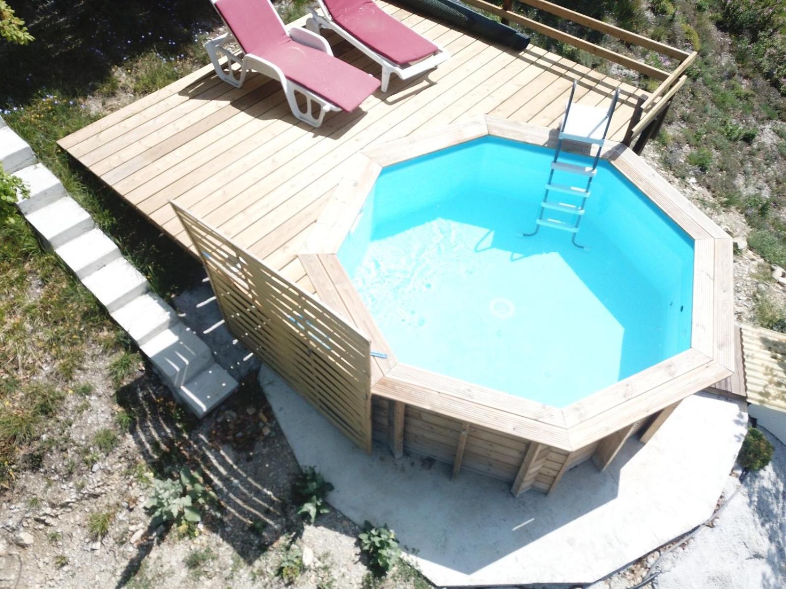 Chalet sur pilotis accès Spa Lucéram Esterno foto